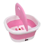 Folding Foot Bath SQ-806 Foldable Heated Foot Spa Massager with Bubble Massage