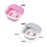 Folding Foot Bath SQ-806 Foldable Heated Foot Spa Massager with Bubble Massage