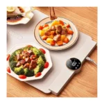 Electric Folding Food Warming Tray – 250W Digital Temperature Control Hot Plate (60–100°C) with Timer