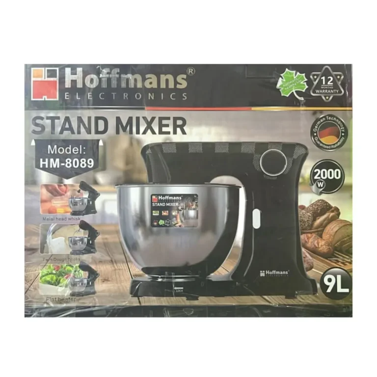 Hoffmans HM-8089 9Litre Stand Mixer – 2000W Heavy-Duty Kitchen Mixer,