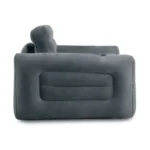 Intex Pull Out Inflatable Sofa Bed – 2-in-1 Convertible Sofa & Queen Air Bed with Fiber-Tech® Support, Cup Holders & Electric Pump