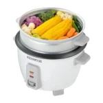 Kenwood RCM30.000WH 2-in-1 Rice Cooker & Food Steamer – 0.6L (3 Cups) White