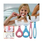 U-Shaped Silicone Kids Toothbrush with Handle – 360° Soft Bristle Baby Toothbrush