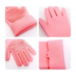 Dishwashing Silicone Cleaning Gloves – Reusable Magic Scrub Gloves