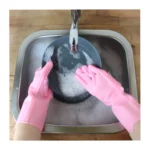 Dishwashing Silicone Cleaning Gloves – Reusable Magic Scrub Gloves