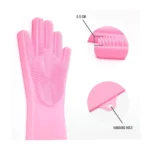 Dishwashing Silicone Cleaning Gloves – Reusable Magic Scrub Gloves