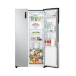 LG 519Litre Side-by-Side Refrigerator – Smart Inverter, Total No Frost, Silver