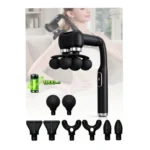 MDHL MD-XY-15 Rechargeable Massage Gun with 10 Massage Heads, Adjustable Speed & Gear Settings