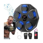 Smart Bluetooth Music Boxing Machine – Wall-Mounted Electronic Punching Trainer with RGB Lights