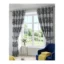 Luxury Greek Key Eyelet Curtain Set – 3-Piece (2 Drapes 1.5m Each + 3m Sheer Net) with Matching Tiebacks