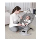 Mastela Lullaby Orbit Electric Crib – Smart Auto Swing Baby Cradle with Music, Timer & App Control (0–15kg)