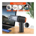 2-in-1 Cordless Handheld Car Vacuum Cleaner – Wet & Dry Mini Vacuum & Air Blower