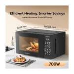 Oraimo OMO-521A 23L InfiWave Lite Solo Microwave Oven – 700W Digital Touch Control