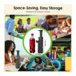 Oraimo OMJ-201A 500ml EasyJuice Mini Portable Slow Juicer – Compact 130W Cold Press Juicer with Reverse Function