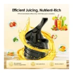 Oraimo OMJ-201A 500ml EasyJuice Mini Portable Slow Juicer – Compact 130W Cold Press Juicer with Reverse Function
