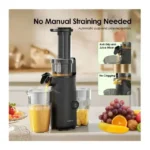 Oraimo OMJ-201A 500ml EasyJuice Mini Portable Slow Juicer – Compact 130W Cold Press Juicer with Reverse Function