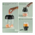 Oraimo OMB-201A 1Litre Portable Blender Bottle Rechargeable Juicer