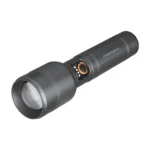 Porodo Lifestyle Lumalite 1200 Rechargeable Flashlight – 1200 Lumens, 500m Range, IPX5 Waterproof – Gray