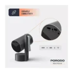 Porodo Premiere Rechargeable Android Smart Projector – Full HD 1080P | 250 ANSI Lumens | Android 13