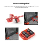 Heavy Furniture Moving Tool Set – 5PCS Furniture Lifter & Shifter Kit