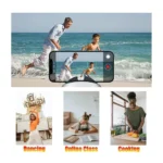 360° Auto Face Tracking Phone Holder – AI Smart Tracking Mount for Video Recording, Live Streaming & Video Calls