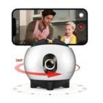 360° Auto Face Tracking Phone Holder – AI Smart Tracking Mount for Video Recording, Live Streaming & Video Calls