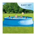 Intex Easy Set 2.44m x 76cm Inflatable Pool 2,419L Capacity with Air Pump
