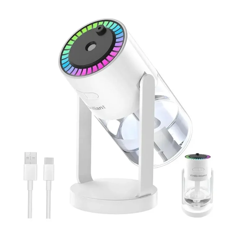 Sky Star Projector Humidifier – 280ml USB Ultrasonic Cool Mist Humidifier with Rotating Spray Head & LED Starry Night Light