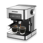 Sonashi SCM-4964 All-in-One Espresso & Cappuccino Coffee Machine – 15 Bar , 1.6L Tank, Touch Control, 850W