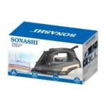 Sonashi Steam Iron SI-5093C – 2600W Ceramic Soleplate, 400ml Tank