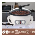 Sonifer SF-3561 750g Electric Coffee Roaster – 800W Adjustable Temperature Roasting Machine