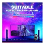 Astronaut Galaxy Star Projector Light – 8 Modes Nebula & Green Stars, 270° Adjustable LED Night Light with Remote Control & Timer