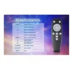 Astronaut Galaxy Star Projector Light – 8 Modes Nebula & Green Stars, 270° Adjustable LED Night Light with Remote Control & Timer