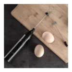 2-in-1 USB Rechargeable Milk Frother & Egg Beater – 3-Speed Handheld Electric Mixer