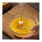 2-in-1 USB Rechargeable Milk Frother & Egg Beater – 3-Speed Handheld Electric Mixer