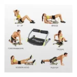 Wonder Core Smart Adjustable Ab Trainer & Home Workout Machine Ab Crunch Machine