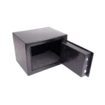 Security Safe Locker Box 4.6L – Digital Electronic PIN Lock Safe with Override Keys, Wall & Floor Mountable – Black