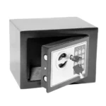 Security Safe Locker Box 4.6L – Digital Electronic PIN Lock Safe with Override Keys, Wall & Floor Mountable – Black
