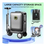 Airwheel SE3S Electric Rideable Suitcase – Smart Carry-On Luggage Scooter 20L, 250W Motor, 8 MPH, TSA Lock, Aluminium Frame, 110kg