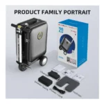 Airwheel SE3S Electric Rideable Suitcase – Smart Carry-On Luggage Scooter 20L, 250W Motor, 8 MPH, TSA Lock, Aluminium Frame, 110kg