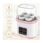 8-in-1 Baby Bottle Warmer & Sterilizer – 4 Bottle Capacity