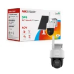 Hikvision DS-2CFSP4/4G SP4 4MP AOV 4G SIM Card Solar PT Security Camera with 8W Solar Panel (2.8mm Lens)