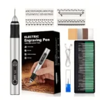 30-in-1 Rechargeable Electric Engraving Pen Cordless Mini Rotary Tool Kit with LCD Display