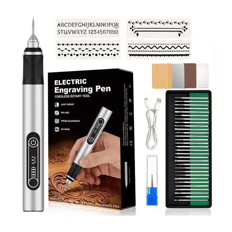 30-in-1 Rechargeable Electric Engraving Pen Cordless Mini Rotary Tool Kit with LCD Display