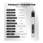 30-in-1 Rechargeable Electric Engraving Pen Cordless Mini Rotary Tool Kit with LCD Display