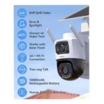 Imou AOV Dual 10MP Solar Outdoor Security Camera (5MP + 5MP)