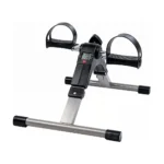 2-in-1 Foldable Mini Pedal Exerciser Bike with LCD Display, Adjustable Resistance Under Desk Arm & Leg Exercise Cycle