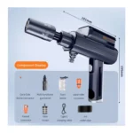 MDHL MD-X9 Foldable Cordless Car Washing Machine 120W High-Pressure Portable Washer | 4000mAh
