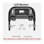 Multifunctional Folding Treadmill 2.0HP – Hydraulic Home Running Machine 1–14 km/h with LCD Display, Massage & Sit-Up Function