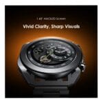 Oraimo Watch Pro X OSW-851H 1.43" AMOLED Smart Watch with Bluetooth Calling, 2 Extra Replaceable Cases & Straps, IP68 Waterproof